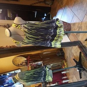 Rue21 Feather Print Racerback Tank Top